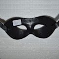 Miniatyrbilde 3 av 5: 2* Herremaske Svart Matt Klassisk Stil Venetiansk Maske, Maskerade, Burlesque Ball Party (svart One Size)