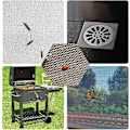Miniatyrbillede 4 af 5: 304 Rustfrit Stål Netplade, 4 Pakker Trådnetpaneler 20 Mesh, Mus Rotte Insekt Net til Ventilationer, Hjem, Køkken, Have, 210 x 300 mm