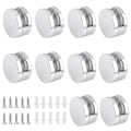 Miniatyrbillede 1 af 5: 10 stk. Zink Legering Glas Klips Spejl Klips Holder til 4-6mm Glas Klemme