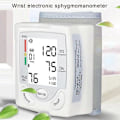 Miniatyrbild 5 av 5: Digital Blodtrycksmätare för Handleden Automatisk Digital Pulsmätare LCD-Display Justerbar Manschett