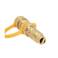 Miniatyrbilde 3 av 5: 3/8 tommers naturgass hurtigkobling messing propanadapterbeslag for LP-gass propan slange hurtig D