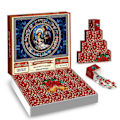 Miniatyrbillede 1 af 5: Adventskalender 2024, Julekrybbe Puslespil 1000 Brikker, Puslespil Nedtællingskalender Til Julegaver, 24 Æsker Puslespil Til Nedtælling, col