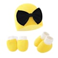 Miniatyrbilde 1 av 5: Babyluer Unisex Spedbarns Beanie Caps Søte Varme Bomullsluer Hansker Sokker Nyfødt