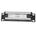 Pikkukuva 3 / 5: CAT6 8-porttinen Patch Panel -telineverkko 10 tuuman 1U-telineasennus RJ45-liittimellä kotitalouden jakelua varten