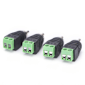 Miniatyrbillede 2 af 5: 4 stk. Højttalerkabel til Audio Han RCA Stik Adapter Jack Plug Professionel Design Hfmqv