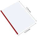 Miniatyrbillede 2 af 5: 10 stk. A4 Klare Clip Bar Filer Rapport Projekt Præsentation Slide Binder Mapper (blandet farve)