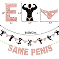 Miniatyrbild 2 av 5: Tmcce Möhippa Party Banner Roséguld Möhippa Party Dekorationer Möhippa Banner Skylt Dekorationer Bruddusch Tillbehör