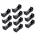 Miniatyrbillede 1 af 5: Plastikboks til 26650 Batterier, 10 stk., Sort