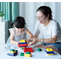 Pikkukuva 2 / 5: Rakennuspalikat Lelut 3d Puzzle Aivotestit Pyramidi Nopeuskuutiot Lelut 30 Osan Sarja Bl