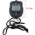 Miniatyrbild 4 av 5: Professionell digital sporttimer, 2 rader 10 minne, nedräkning, larm, batteri + sladd, Pc2810