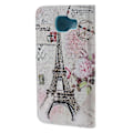 Miniatyrbillede 2 af 5: Læderpung Stand Cover til Samsung Galaxy A5 SM-A510F (2016) - Paris Eiffeltårn