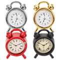 Miniatyrbillede 1 af 2: 4 stk. Miniaturealarmer Mini Urmodeller Tiny Alarm Clocks DIY Håndværk Mini Hus Tilbehør