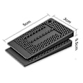 Miniatyrbillede 5 af 5: Bordsklodser Premium Bløde Møbelpuder Nivelleringsunderlag Restaurant Plastklodser (20 stk, Sort)