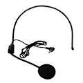 Miniatyrbillede 4 af 4: 3,5 mm Trådløst Headset Mikrofon Hovedmonteret Mic til Stemmeforstærker Højttaler