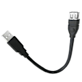 Miniatyrbild 5 av 5: USB-adapterkabel Firewire IEEE 1394 6-stifts hona till USB 2.0 AM-adapterkabel Plug and Play för digitalkamera