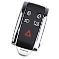Miniatyrbild 3 av 5: 2 st Nya Jaguar X Type S Xkr Xf Xk 5 Knapp Fjärrkontroll Smart Nyckel Fob Skal