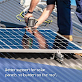 Miniatyrbillede 3 af 5: 12 Stk. Solcellemodul Beslag Endeklemme, Endeklemme, Sideklemme til PV Solcellemodul Tagmontering