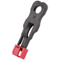 Miniatyrbilde 1 av 5: 100 stk. Rød RJ45 Port Ethernet LAN Hub Anti-støvdeksel Plugghette Blokkeringsbeskyttelse med Proprietær Lås og Nøkkel