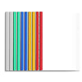 Miniatyrbillede 1 af 5: 10 stk. A4 Klare Clip Bar Filer Rapport Projekt Præsentation Slide Binder Mapper (blandet farve)
