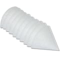 Miniatyrbillede 1 af 5: 10 stk. Keglefilter til badeværelsesventilation G4 Filter, Udstødningsfilter til ventilationssystem Zehnder, Helios, Maico, Pluggit - Udstødningsluftfilter Se