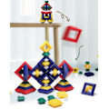 Pikkukuva 4 / 5: Rakennuspalikat Lelut 3d Puzzle Aivotestit Pyramidi Nopeuskuutiot Lelut 30 Osan Sarja Bl