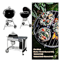 Miniatyrbillede 4 af 5: 22-1/2-Tommer One-Touch Rengøringssystem Kit til Grilldele, 7444 til Grillreservedele, Let