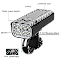 Miniatyrbillede 2 af 4: 30.000 Lumen Cykellys 10.000mah USB Genopladelig Batteri LED Cykellys Forlygte MTB Vandtæt Lommelygte Forlygte