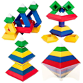 Pikkukuva 1 / 5: Rakennuspalikat Lelut 3d Puzzle Aivotestit Pyramidi Nopeuskuutiot Lelut 30 Osan Sarja Bl