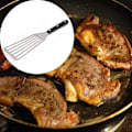Miniatyrbild 5 av 5: Stekspade för kök, fiskskrapa, halkfri köksredskap, slitsad fiskspade i rostfritt stål för grillning, lyftning, matlagning och stekning