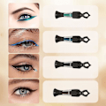 Miniatyrbilde 5 av 5: Fargerik Pulver EyelinerVintage metallflaske Farget pulver EyelinerIntens farge, langvarig, smudge-proof