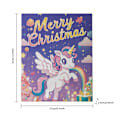 Miniatyrbillede 2 af 4: Julekalender med nedtælling til jul 2024, Pige Unicorn Armbånd Halskørdel Øreringe Ringe Smykker Legetøj