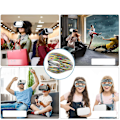 Miniatyrbillede 5 af 5: VR Øjenmaske til Oculus Quest 3, Justerbar Åndbar VR Svedbånd til Meta Quest 3, Til Meta Quest 3 Tilbehør