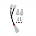 Miniatyrbilde 1 av 5: Strømuttak SPLITTER DC TWIN USB-lader for Yamaha FZ6 MT07 FZ07 FZ09 MT09 Tracer SP XSR700 XSR900 YZF-R1 YZFR1 R1M R6 XV1900
