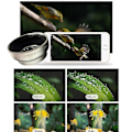 Miniatyrbild 2 av 5: Professionell Universell Fisheye Vidvinkel Makro Clip Mobiltelefon Kameralins Kit Set