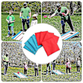 Miniatyrbild 5 av 5: (Ingen fyllning) 8 st 10x10 cm Cornhole Bean Bags Set Majsfyllda Cornhole Tygpåsar Träningsutrustning För Utomhus Corn Hole Kastspel