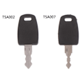Miniatyrbillede 3 af 5: Multifunktionel TSA002 007 nøglepose til kuffert toldsort TSA007