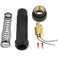 Miniatyrbillede 1 af 5: Euro Fitting Connector Messing Mig Svejsbrænder Adapter Til CO2 Mig Svejsbrænder