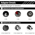 Miniatyrbillede 3 af 5: Oplader til Xiaomi M365, 42v 2a Elektrisk Scooter Oplader, Hurtig Batteriopladning til Xiaomi og Ninebot Scooter, Batteriadapter til