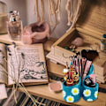 Miniatyrbillede 3 af 5: Silikoneforme til harpiks, opbevaringsboksform, unik makeup-organisator, smykkebeholder, epoxyform med 3 rum, penneholderform, harpikslerhåndværk Mak