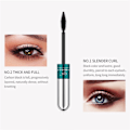 Pikkukuva 4 / 5: 2 in 1 Vibely Mascara 5x Pidempi Vedenkestävä Kosmetiikka Luonnolliseen Pituuden ja Paksuuden Lisäämiseen Ei Ryhmittelyä 4D Silkki-Kuitu Mascara