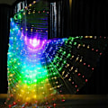 Miniatyrbild 4 av 4: Bästa rabatt-Glödande Ängel Dansvingar För Vuxna Och Barn Flerfärgade Led-lampor Magdansvingar