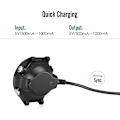 Miniatyrbilde 4 av 5: TWYGV Ladedock Kompatibel med Garmin Forerunner 620, USB Data Synkronisering Lade Stativ med 1M Ladekabel for Forerunner 620 Smartklokke, Svart