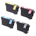 Miniatyrbilde 1 av 5: 4 fargede T2991 kompatible blekkpatroner for Epson Xp 235 247 245 332 335 342