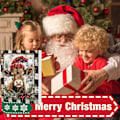 Miniatyrbilde 3 av 4: Julekalender med Yak Santa Claus Highland Cattle anheng Blind Box Julegave-C