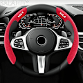 Pikkukuva 2 / 5: Nahkaohjauspyörän suojus Kia Sportage Picanto Proceed Xceed Ceed Rio Cerato Soul Stonic Carens Morning Seltos Optima -malleihin