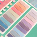 Miniatyrbilde 2 av 5: 12 stk. Sidemarkører, Morandi Sticky Note Tabs Fargede Skrivbare og Flyttbare Bokmerker S