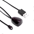 Miniatyrbillede 1 af 5: IR Extender Infrarød IR Fjernbetjening Modtager USB IR Modtager Adapter Transmitter egnet til Kabelboks Stereo Receiver HD TV