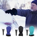 Miniatyrbillede 2 af 5: Vandafvisende Sneskraber Handske Frost Isfjernelse Tyk Varmt Fleeceforing Skovl