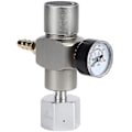 Miniatyrbilde 1 av 5: CO2 Trykkregulator, 2 i 1 Mini CO2 Gassregulator Sodatrykkmåler med 3/8 tommer til TR21.4 Adapter