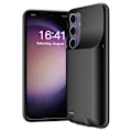 Miniatyrbillede 2 af 5: Til Samsung Galaxy S25 TPU Oplader Cover 6500mAh Batteripakke Genopladelig Powerbank